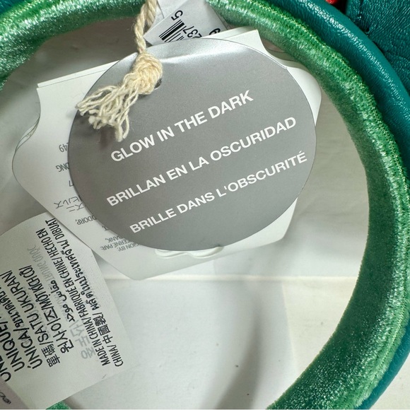 NWT. Disney Mickey Minnie Loungefly Glow in the Dark Holiday Ear Headband. - Picture 7 of 8